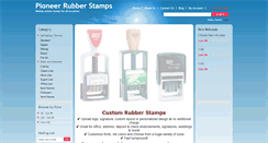 Desktop Screenshot of pioneerrubberstamps.com